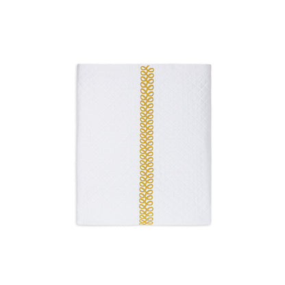 Astor Braid Matelasse Coverlet Lemon 