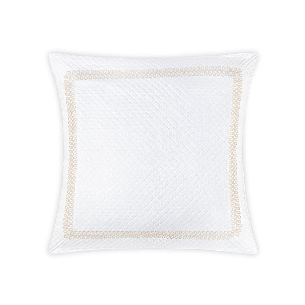 Astor Braid Matelasse Sham Dune Euro 