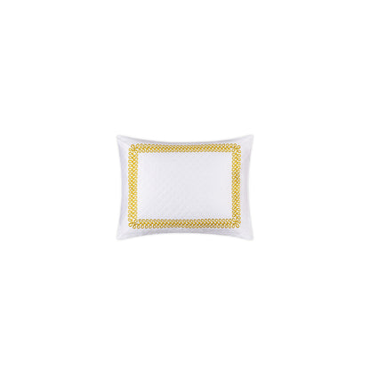 Astor Braid Matelasse Sham Lemon Boudoir 