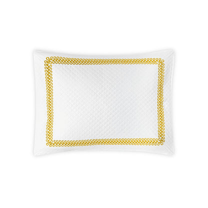 Astor Braid Matelasse Sham Lemon Standard 