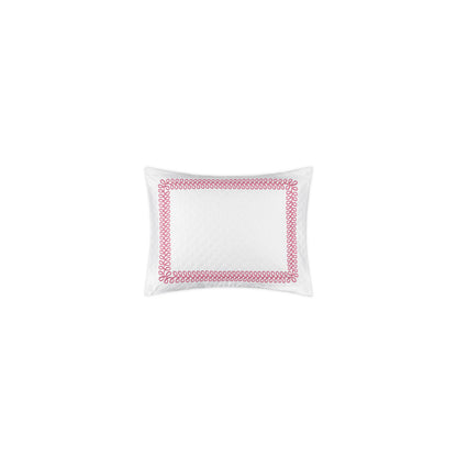 Astor Braid Matelasse Sham Peony Boudoir 