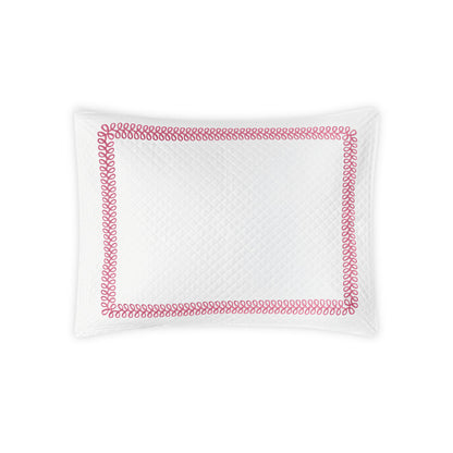 Astor Braid Matelasse Sham Peony Standard 