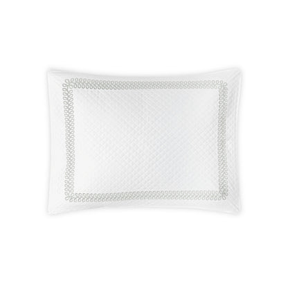 Astor Braid Matelasse Sham Silver Standard 