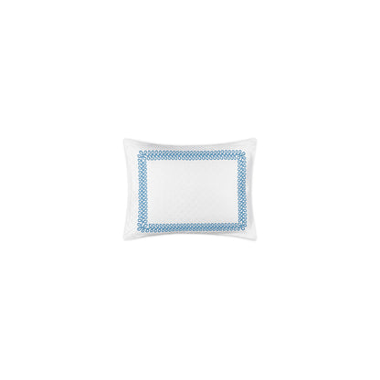 Astor Braid Matelasse Sham Sky Boudoir 