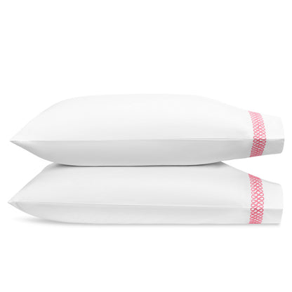Astor Braid Pillowcase Pair Peony 