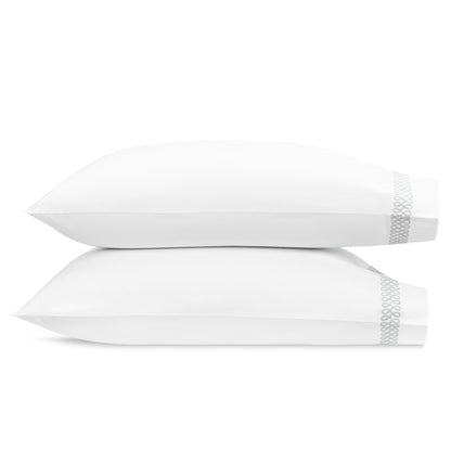 Astor Braid Pillowcase Pair Silver 