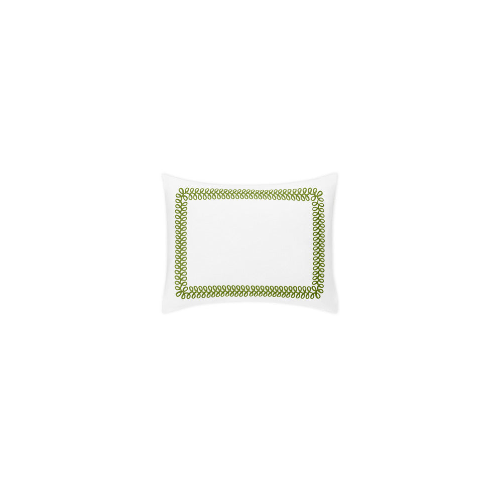 Astor Braid Sham Grass Boudoir 