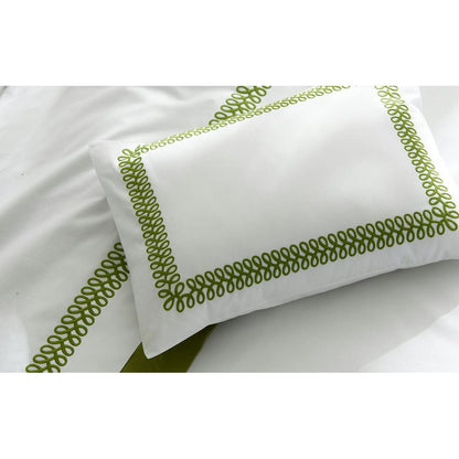 Astor Braid Sham Grass Standard 4