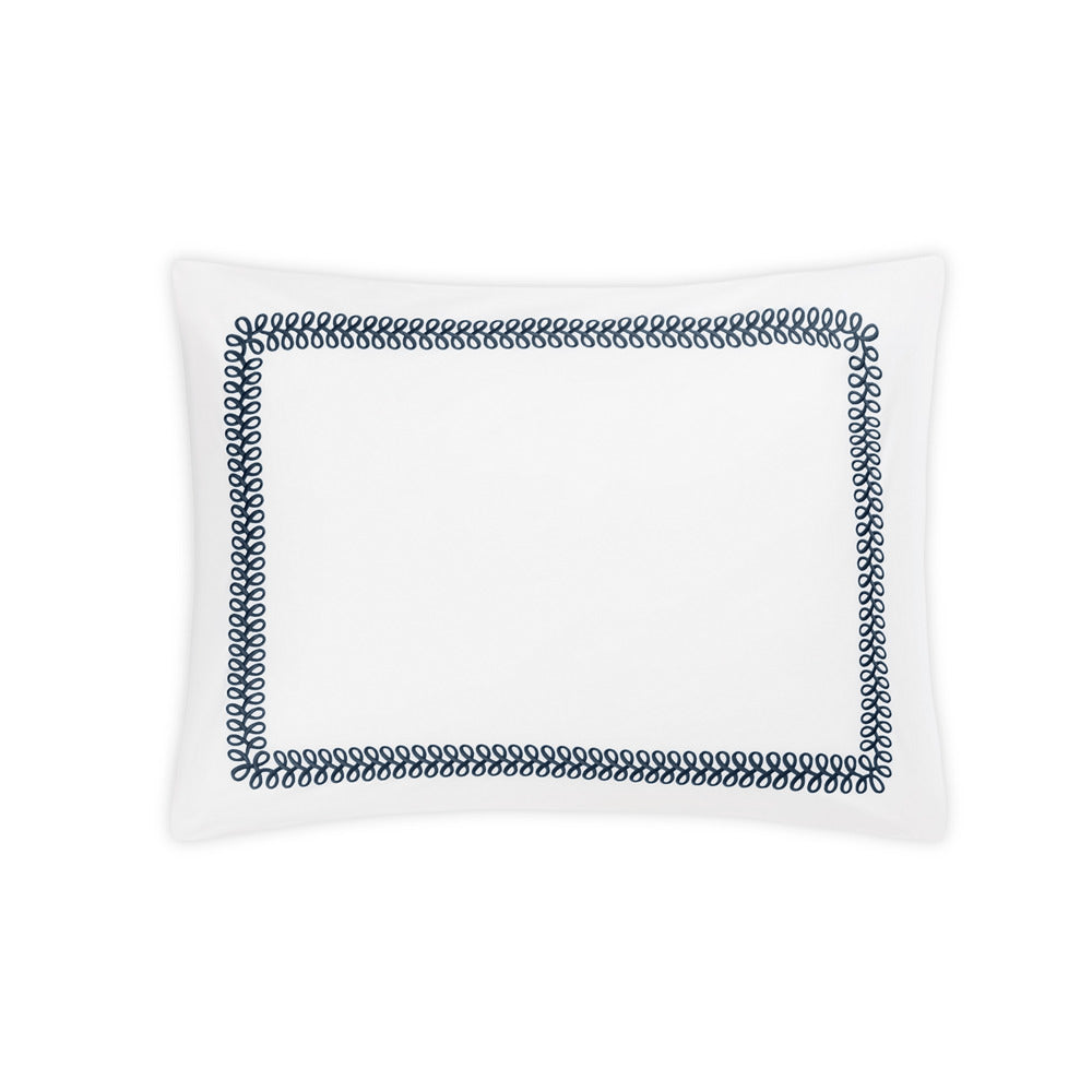 Astor Braid Sham Indigo Standard 