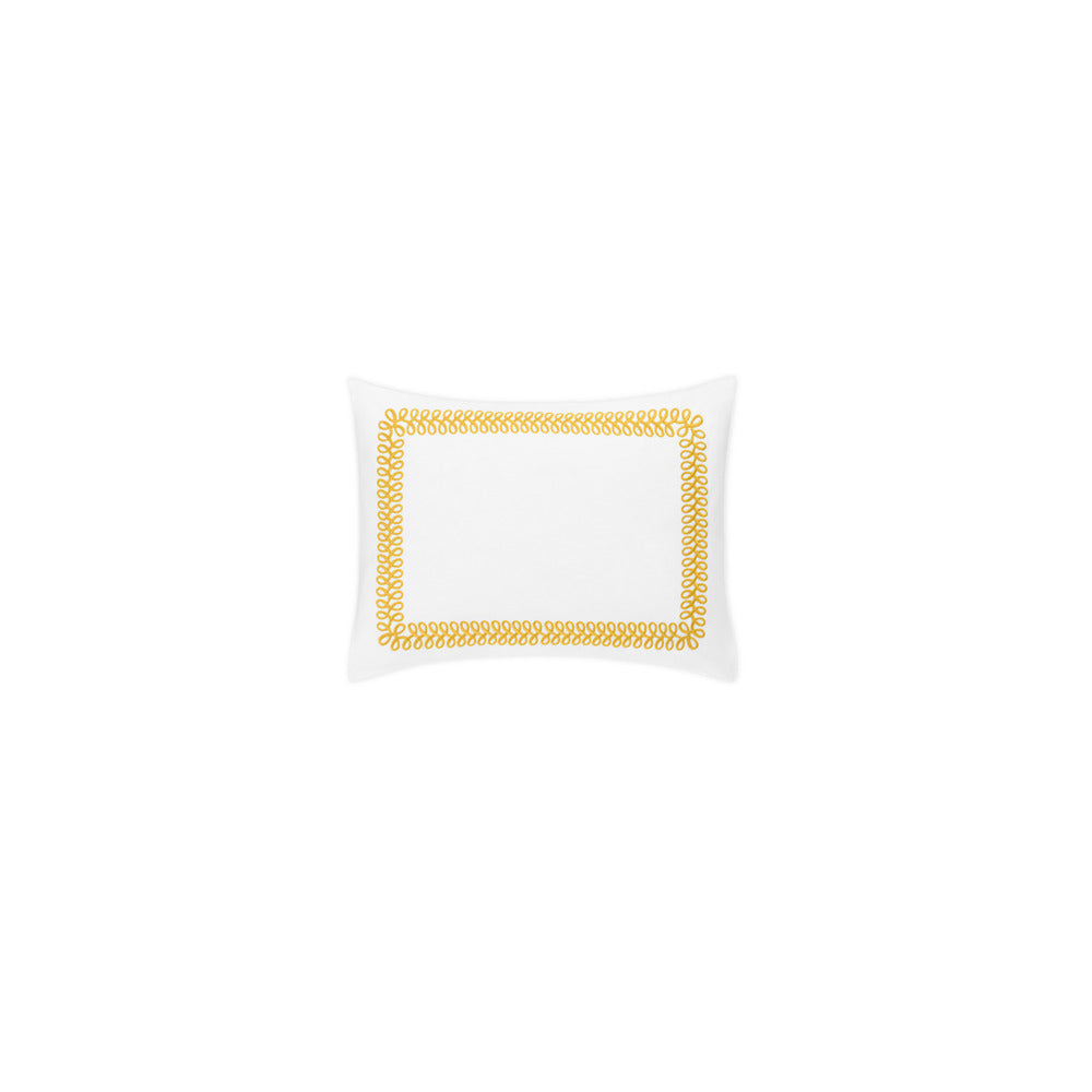 Astor Braid Sham Lemon Boudoir 
