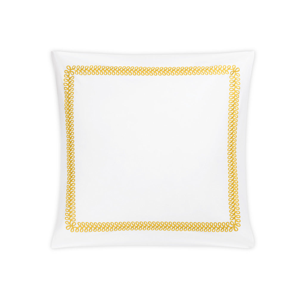 Astor Braid Sham Lemon Euro 
