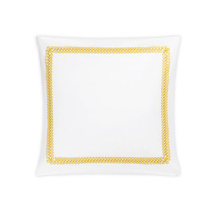 Astor Braid Sham Lemon Euro 