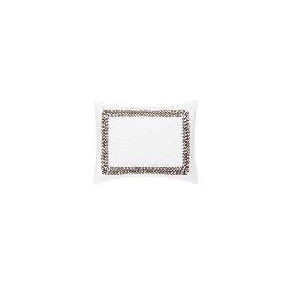 Astor Braid Sham Mocha Boudoir 