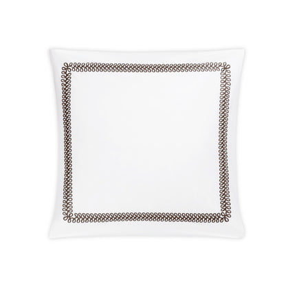 Astor Braid Sham Mocha Euro 
