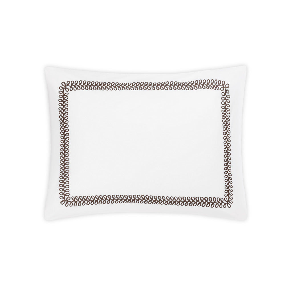 Astor Braid Sham Mocha Standard 