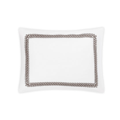 Astor Braid Sham Mocha Standard 
