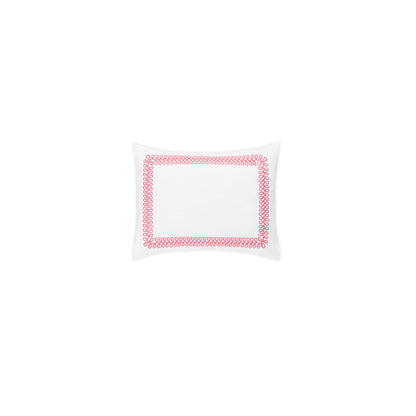 Astor Braid Sham Peony Boudoir 