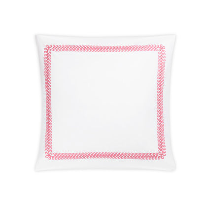 Astor Braid Sham Peony Euro 