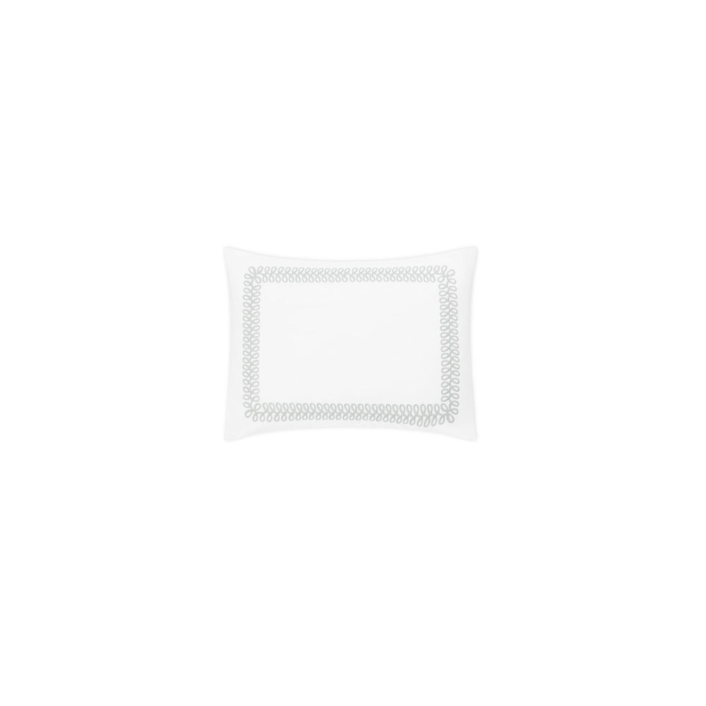 Astor Braid Sham Silver Boudoir 