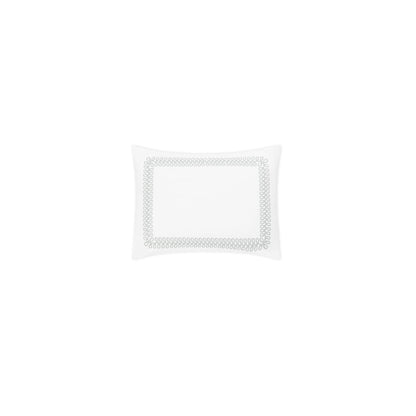 Astor Braid Sham Silver Boudoir 