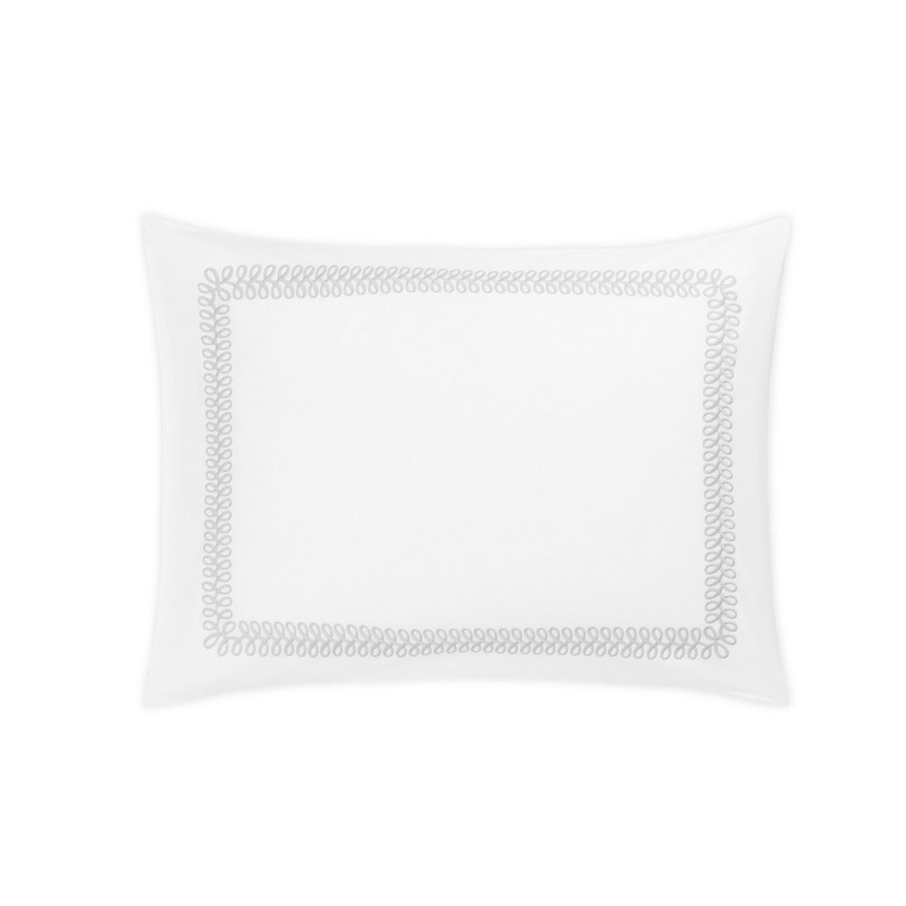 Astor Braid Sham Silver Standard 