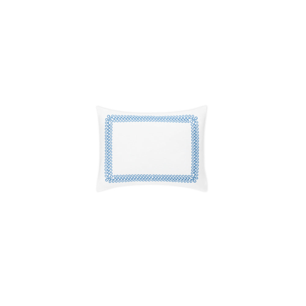 Astor Braid Sham Sky Boudoir 