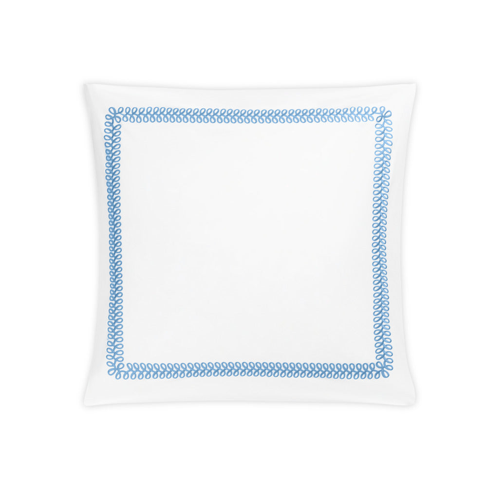 Astor Braid Sham Sky Euro 