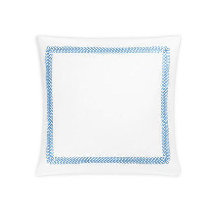 Astor Braid Sham Sky Euro 