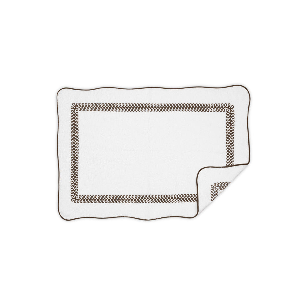 Astor Braid Tub Mat Mocha 