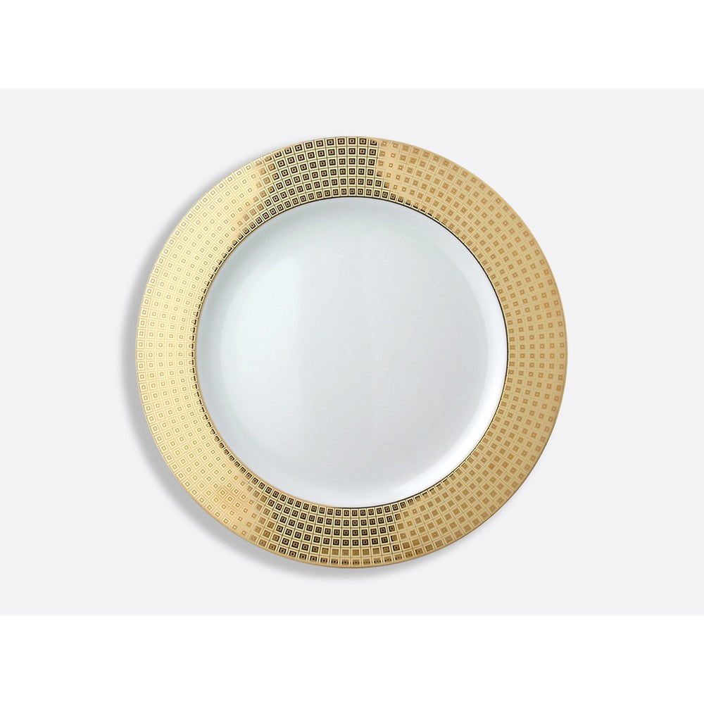 Athena Gold Service Plate by Bernardaud 