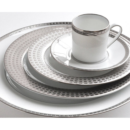 Athena Platinum Accent Plate by Bernardaud 1