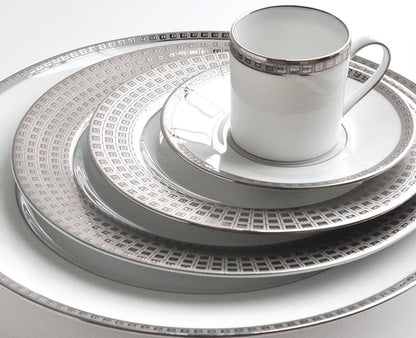 Athena Platinum Breakfast Cup & Saucer 8.5 Oz by Bernardaud 1