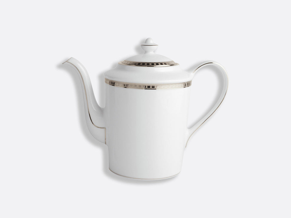 Athena Platinum Coffee Pot 12 Cups 34 Oz by Bernardaud 