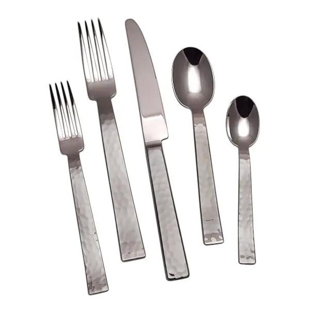 Ato Hammered - 5 Piece Place Setting by Couzon 