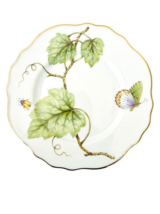 ATS4 - Garden Leaves Salad/Dessert Plate by Anna Weatherley