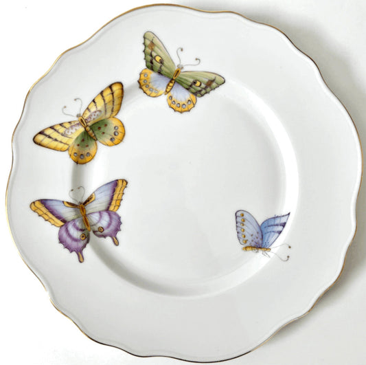 ATS7 - Butterfly Salad/Dessert Plate by Anna Weatherley