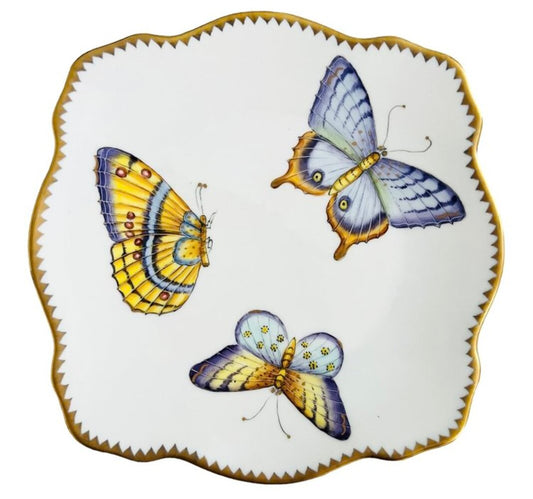 ATT7 - Butterflies! Collection Dessert/Bread & Butter/Appetizer Plate by Anna Weatherley