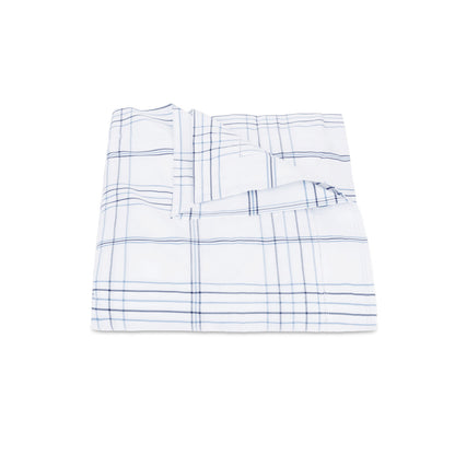 August Plaid Duvet Cover Navy 