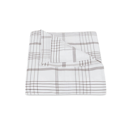 August Plaid Duvet Cover Sable 