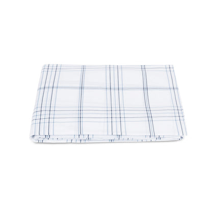 August Plaid Fitted Sheet Navy 