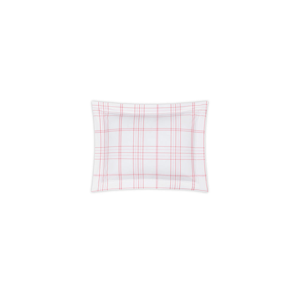 August Plaid Sham Peony Boudoir 