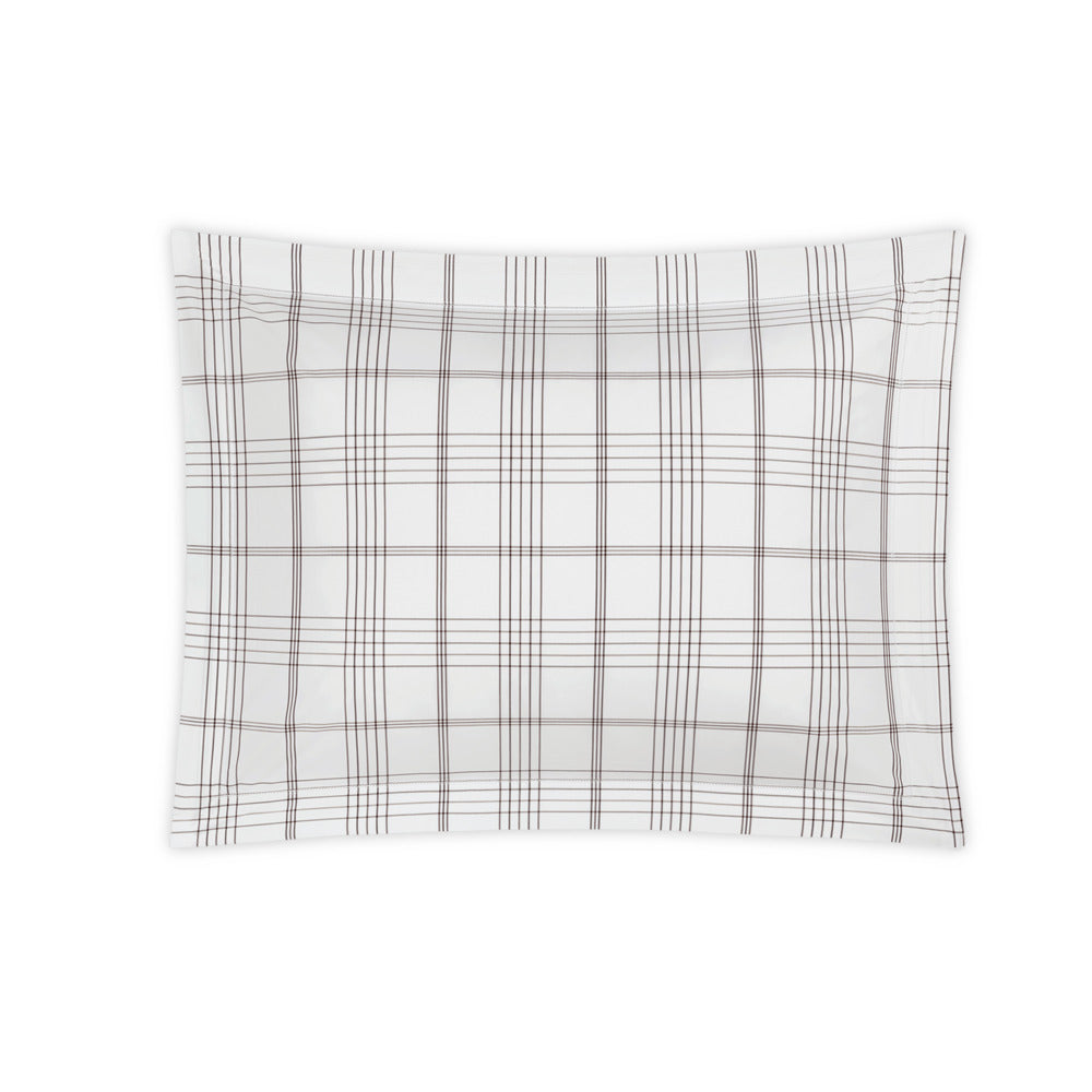 August Plaid Sham Sable Standard 
