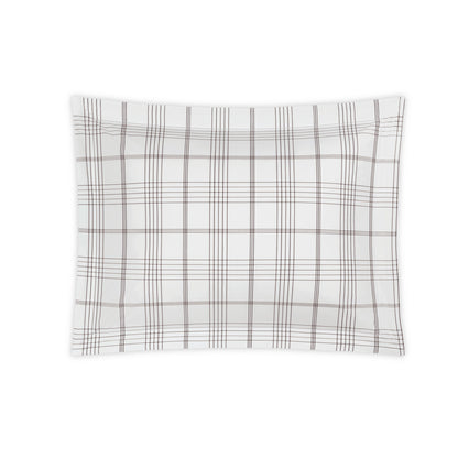 August Plaid Sham Sable Standard 