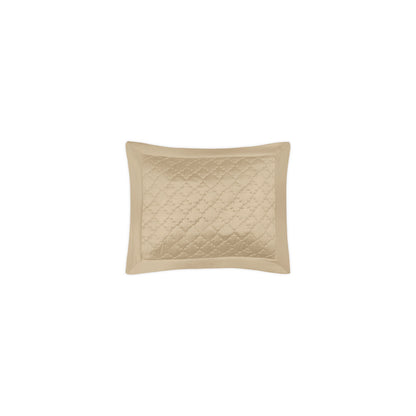 Ava Sham Champagne Quilted Boudoir 