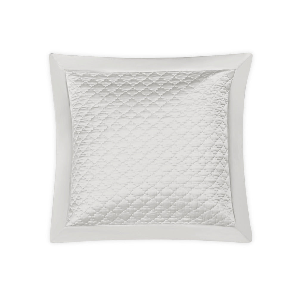 Ava Sham Silver Quilted Euro 