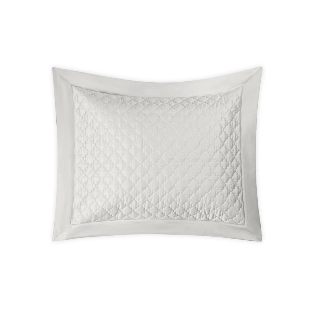 Ava Sham Silver Quilted Standard 