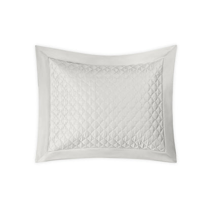 Ava Sham Silver Quilted Standard 