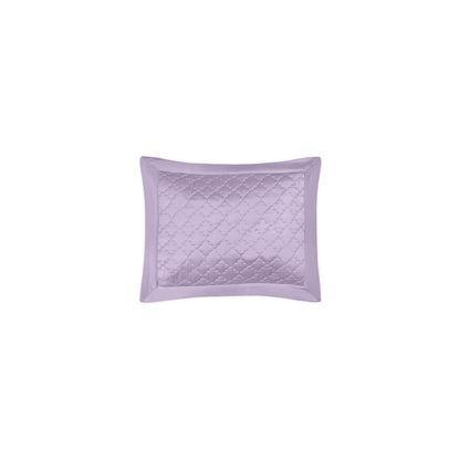 Ava Sham Violet Quilted Boudoir 