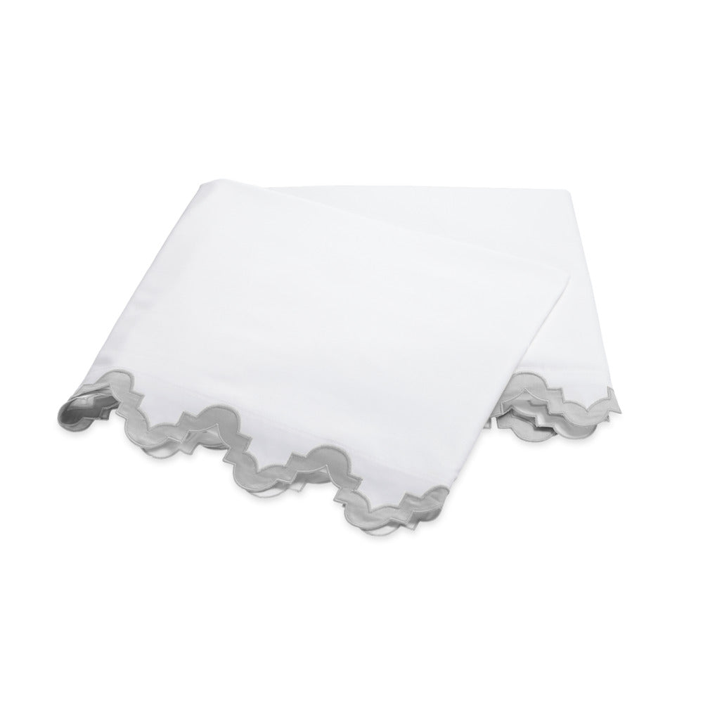 Aziza Flat Sheet Silver 