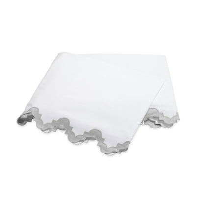 Aziza Flat Sheet Silver 